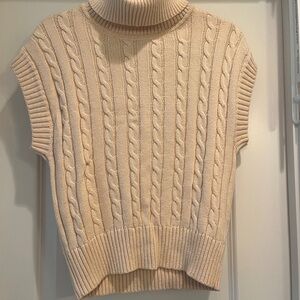 Never worn Cable Knit Cream Sweater